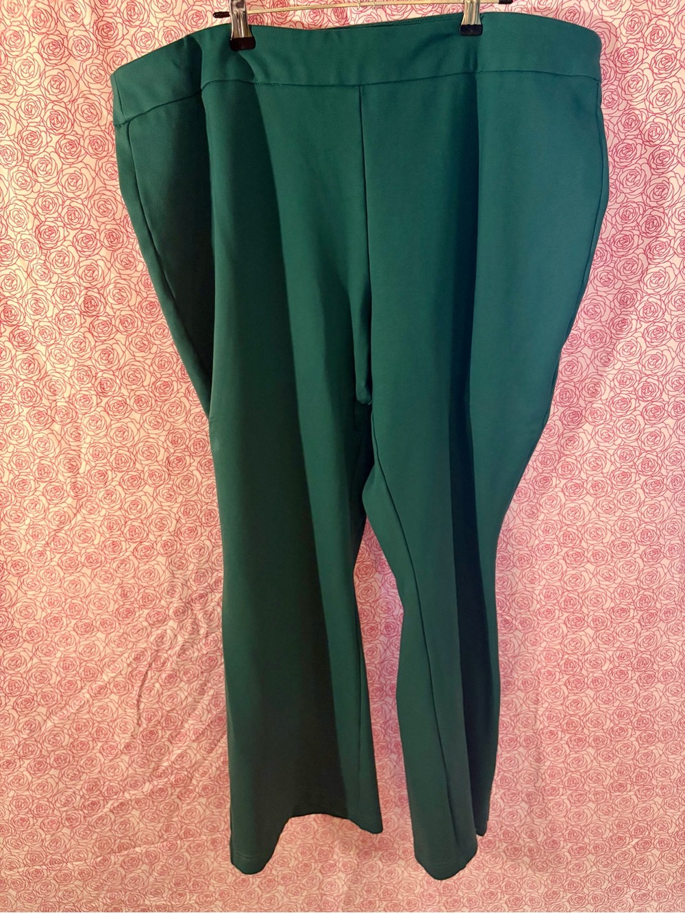 Zac & Rachel Deep Teal Boot-Cut Dress Pants